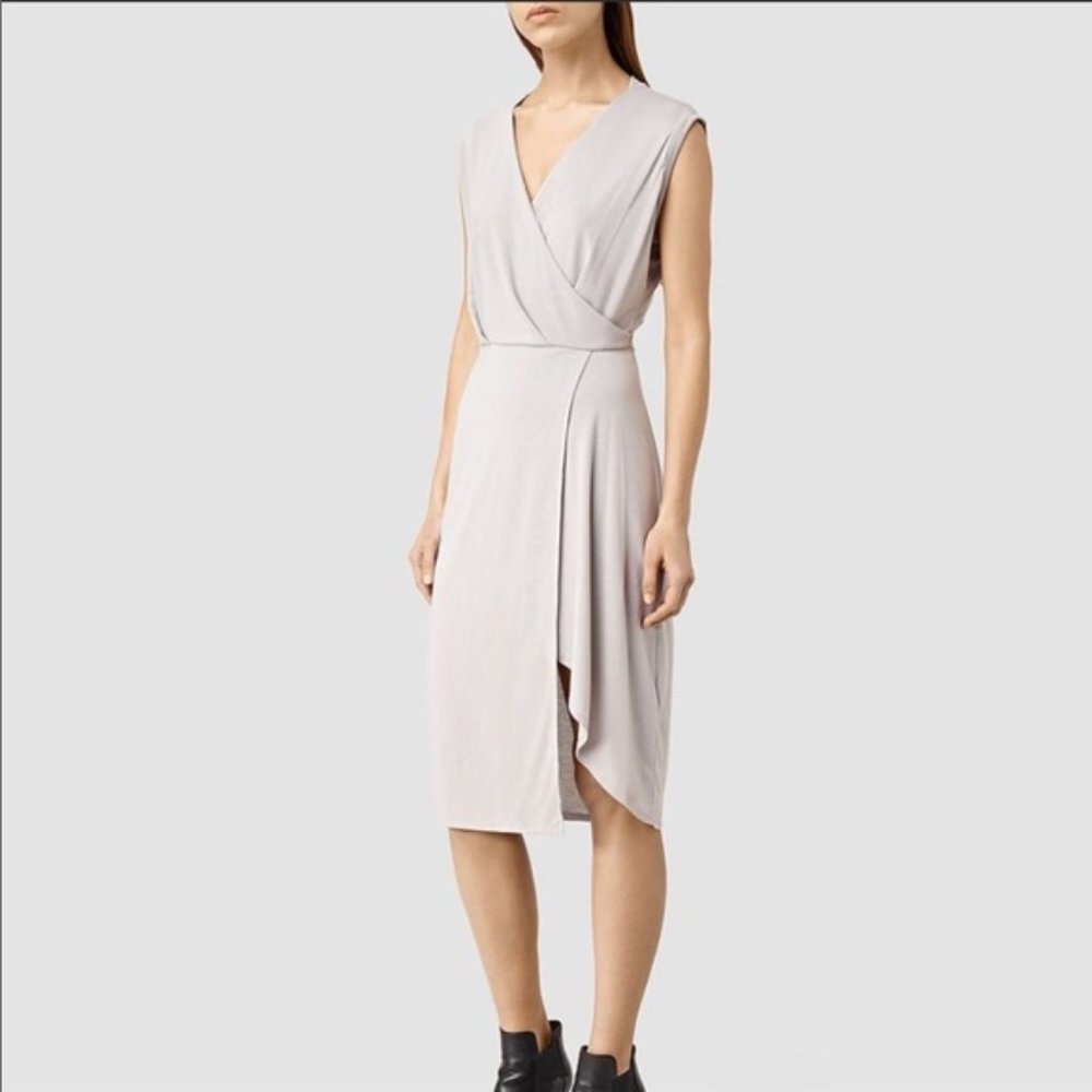 ALLSAINTS Amalia wrap Dress sz 6
